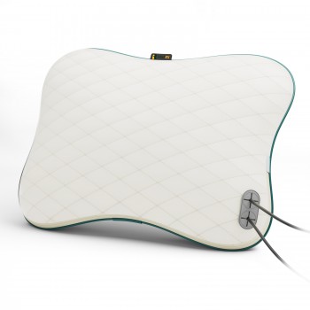 Back and Neck Massager with Heat，White/Green