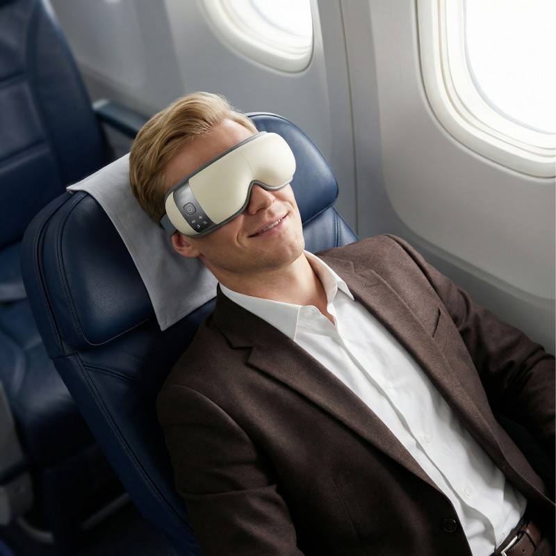 Ultra-Quiet Eye Massager with Heat and Cooling