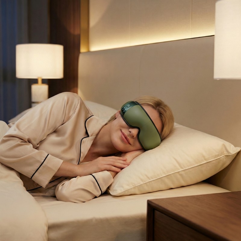 Ultra-Quiet Eye Massager with Heat and Cooling